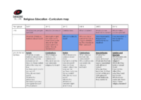 SBL Religious Education Curriculum Map