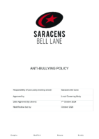 Anti-Bullying Policy October 2024