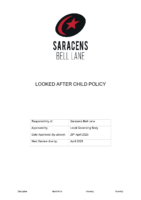 Looked After Child Policy April 2025