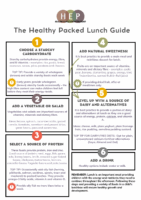 Packed Lunch Guidance PDF From Health Education Partnership