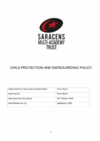 Child Protection and Safeguarding Policy September 2025