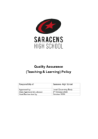Quality Assurance (Teaching & Learning) Policy October 2024