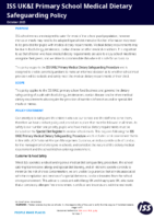 UK&I FDS Primary Medical Dietary Safeguarding Policy
