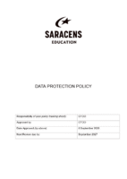 Data Protection Policy September 2026